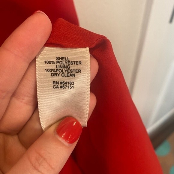 Eliza J Red Shift Dress - Size 6 - EUC - Picture 4 of 6